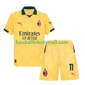Fußballtrikots AC Mailand Christian Pulisic 11 Kinder 2025-2026 Kurzarm 3rd trikot kaufen
